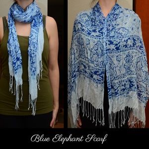 Elephant Print Scarf